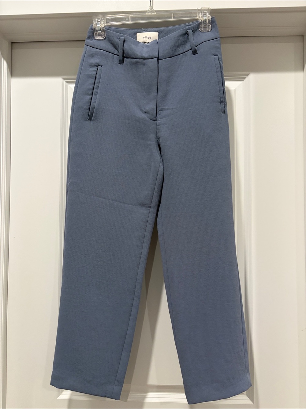 Wilfred Dusty Blue Tailored Straight Pants